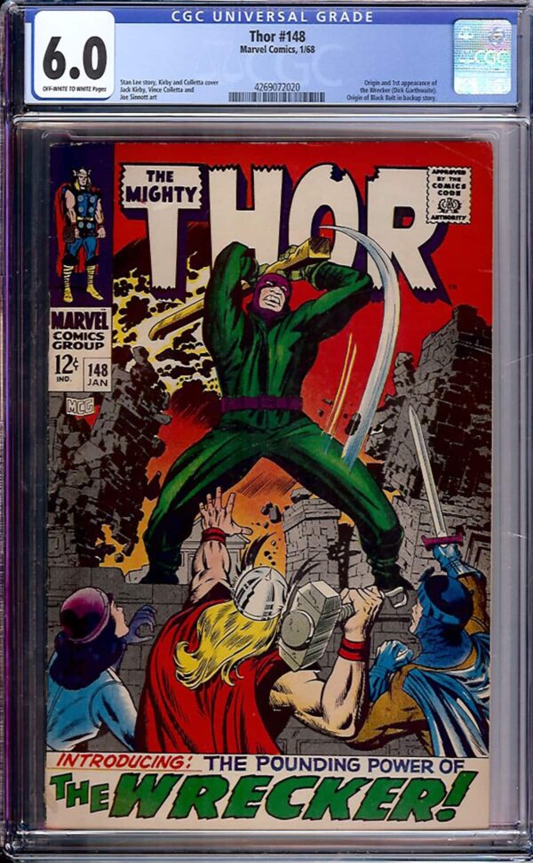 Thor #148 (Marvel, 1968) CGC 6.0 - KEY