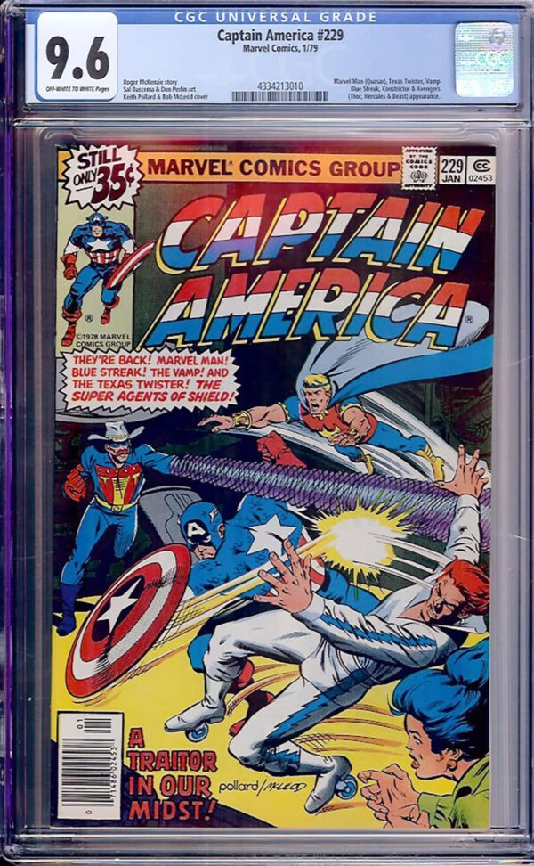 Captain America #229 (Marvel, 1979) CGC 9.6