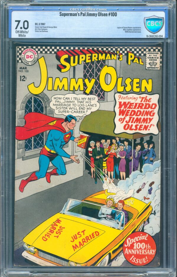 Superman's Pal Jimmy Olsen #100 (DC, 1967) CBCS 7.0