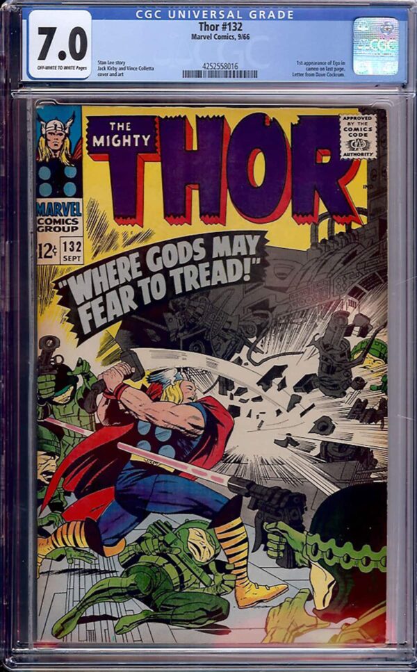 Thor #132 (Marvel, 1966) CGC 7.0 - KEY