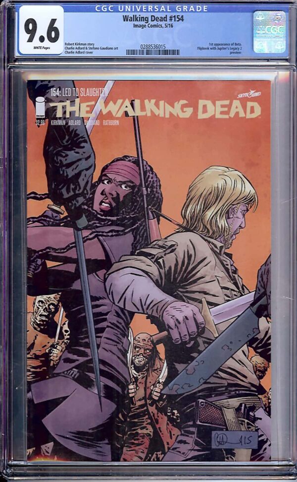 Walking Dead #154 (Image, 2016) CGC 9.6