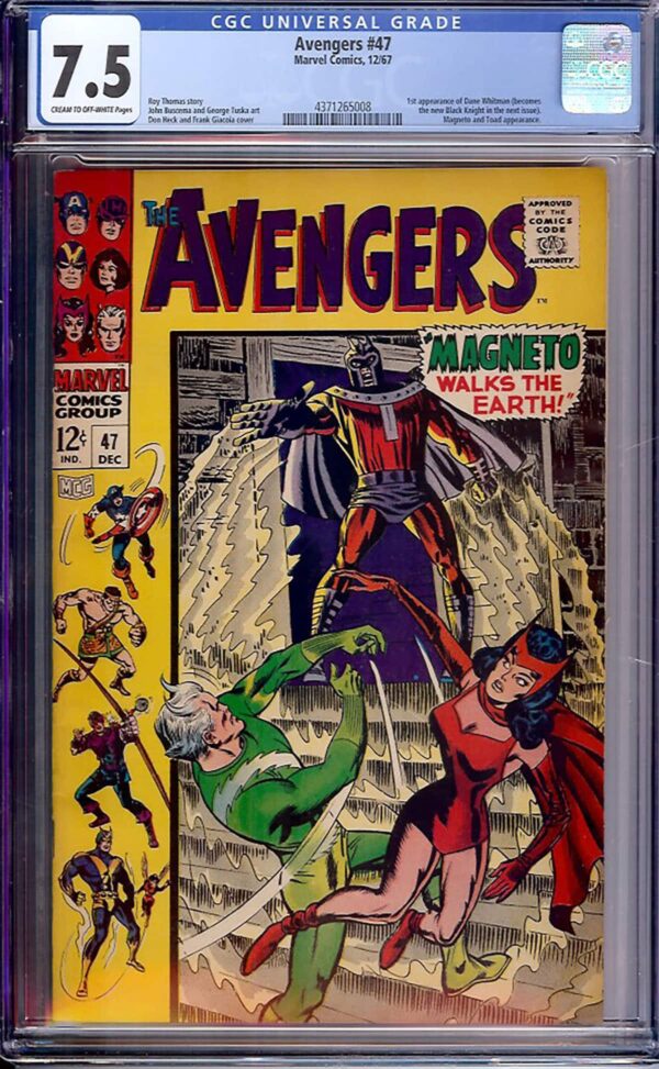 Avengers #47 (Marvel, 1967) CGC 7.5