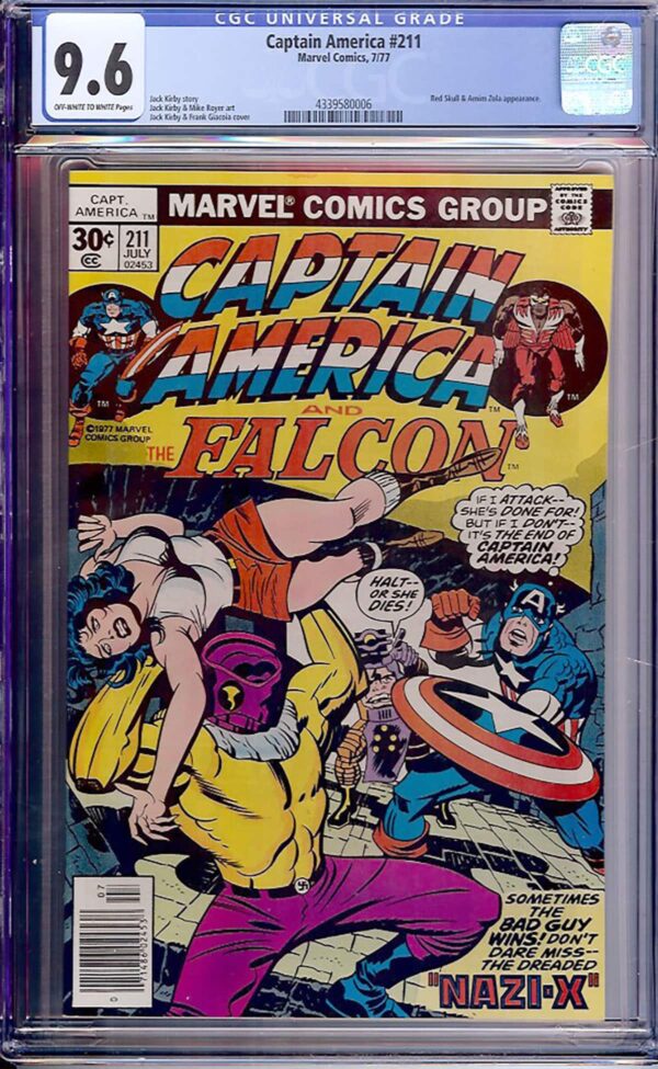 Captain America #211 (Marvel, 1977) CGC 9.6