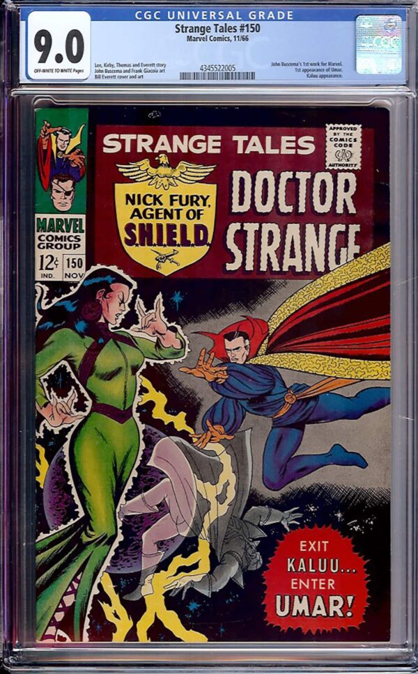 Strange Tales #150 (Marvel, 1966) CGC 9.0