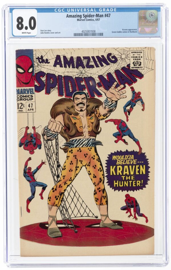 Amazing Spider-Man #47 (Marvel, 1967) CGC 8.0