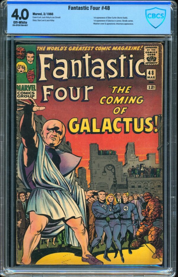 Fantastic Four #48 (Marvel, 1966) CBCS 4.0