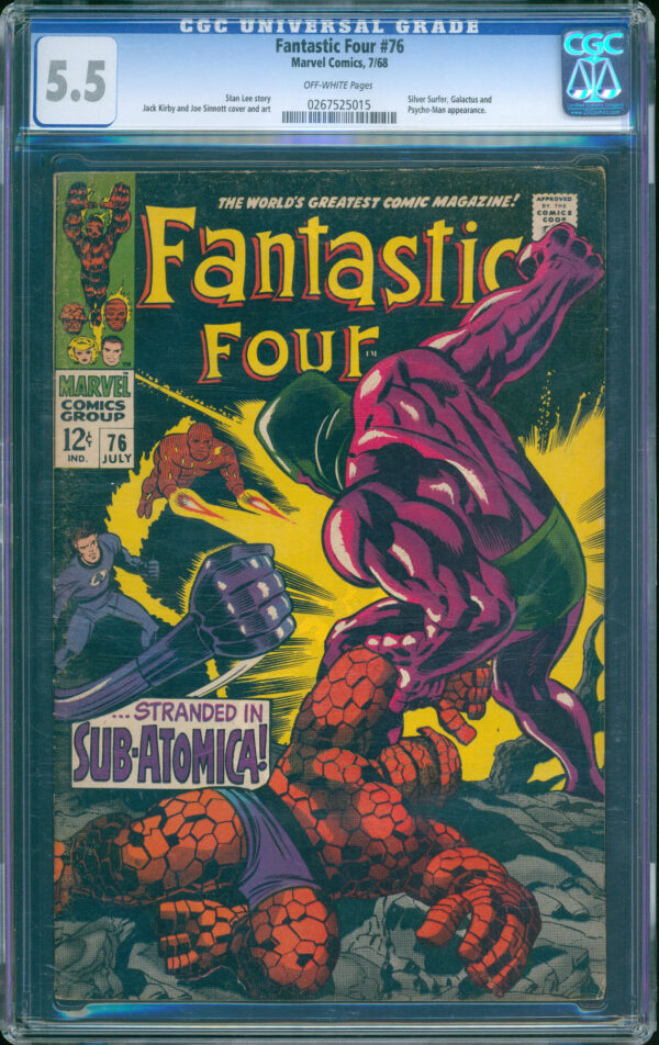 Fantastic Four #76 (Marvel, 1968) CGC 5.5