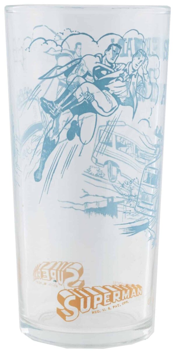 Superman TV Treat Polaner Jelly Glass