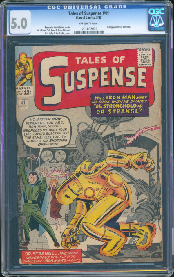 Tales of Suspense #41 (Marvel, 1963) CGC 5.0