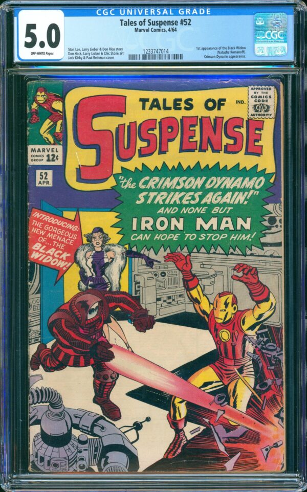 Tales of Suspense #52 (Marvel, 1964) CGC 5.0