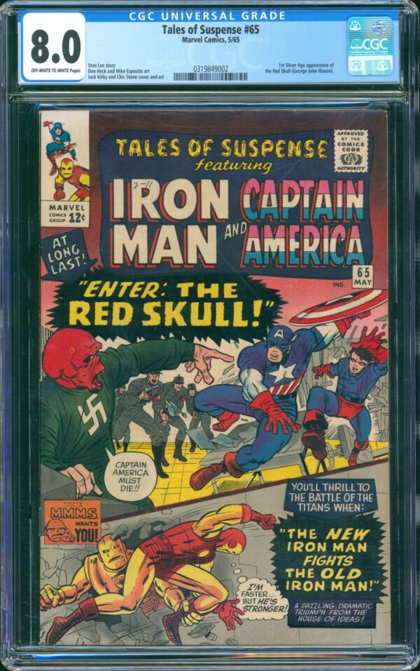 Tales of Suspense #65 (Marvel, 1965) CGC 8.0