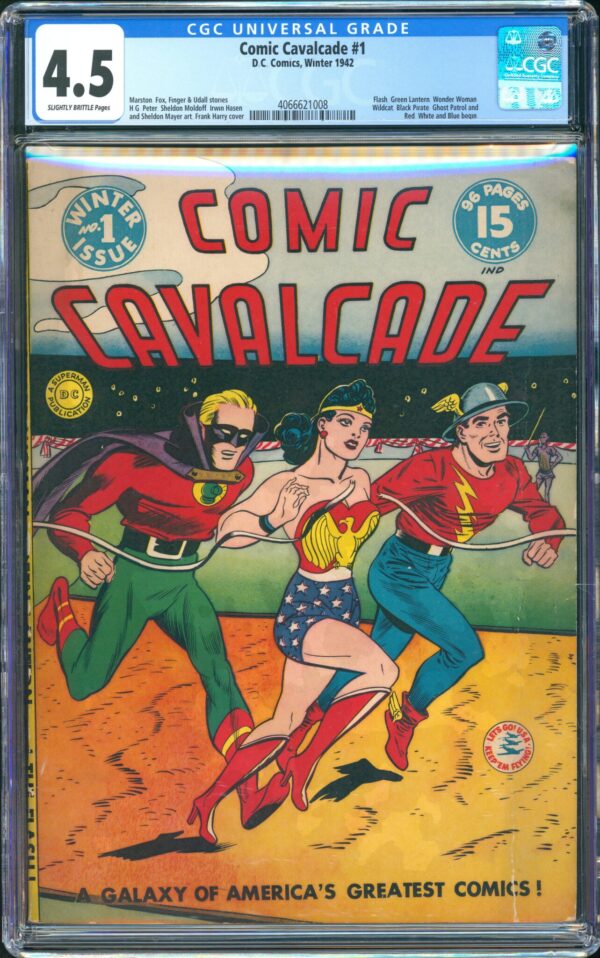 Comic Cavalcade #1 (DC, 1942) CGC 4.5 - EPIC KEY