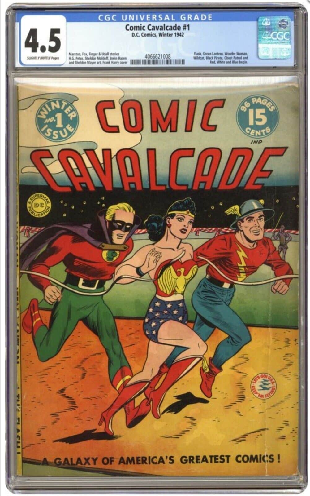 Comic Cavalcade #1 (DC, 1942) CGC 4.5 - EPIC KEY - Picture 1 of 1