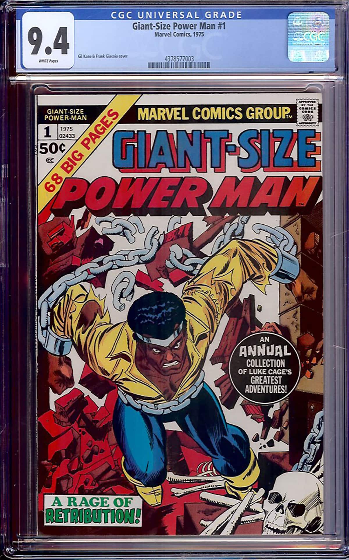 Riesengröße Power Man #1 (Marvel, 1975) CGC 9.4 - Bild 1 von 1