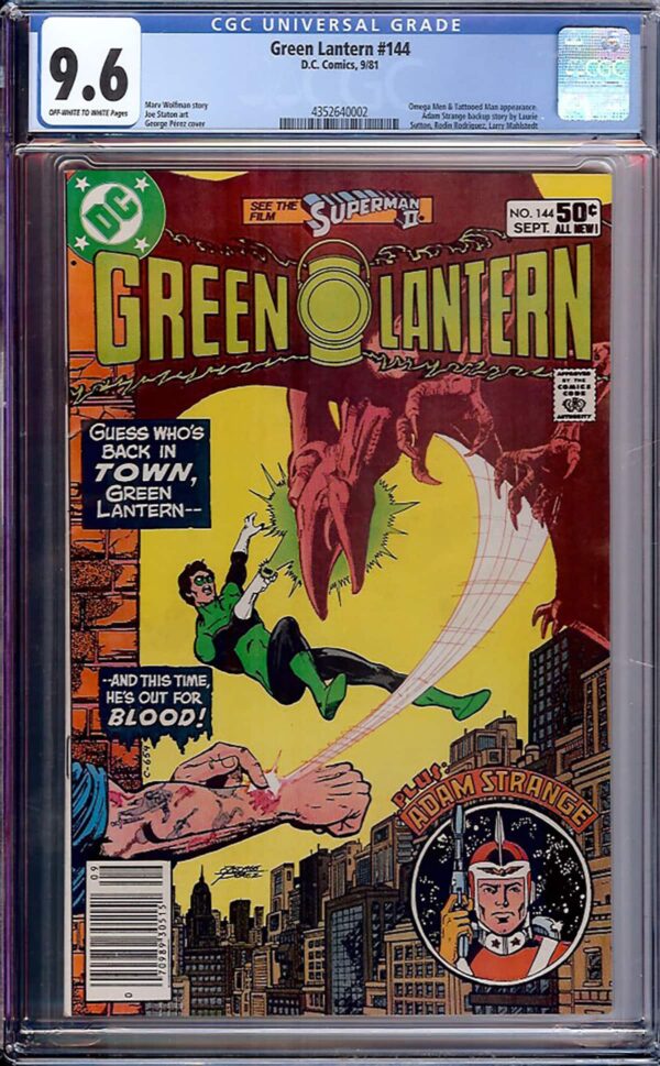 Green Lantern #144 (DC, 1981) CGC 9.6