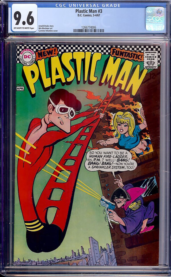 Plastic Man #3 (DC, 1967) CGC 9.6