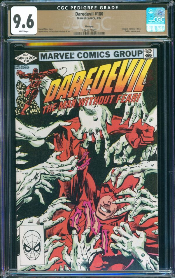 Daredevil #180 (Marvel, 1982) CGC 9.6