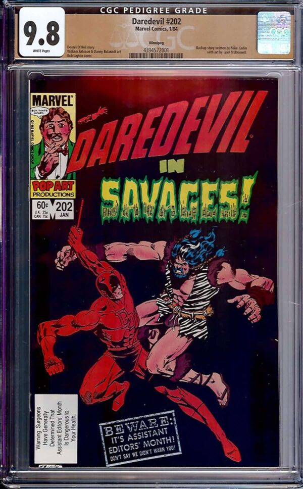 Daredevil #202 (Marvel, 1984) CGC 9.8