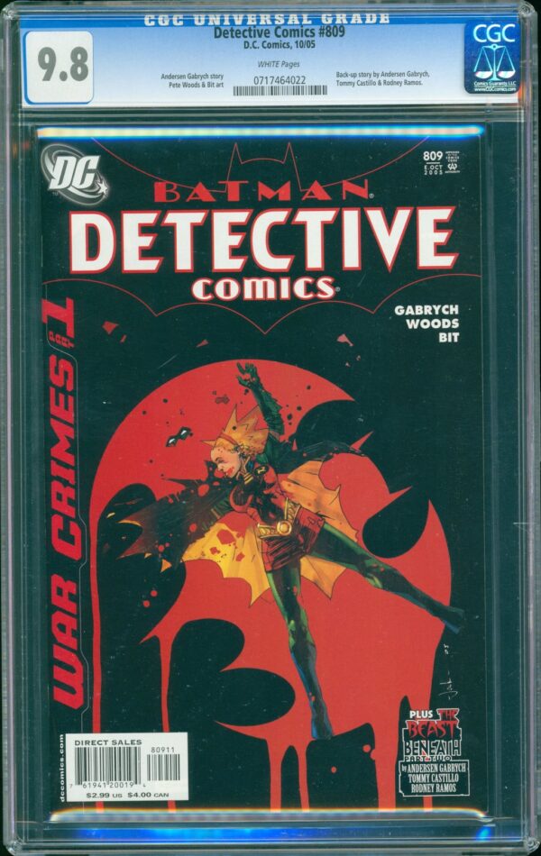 Detective Comics #809 (DC, 2005) CGC 9.8