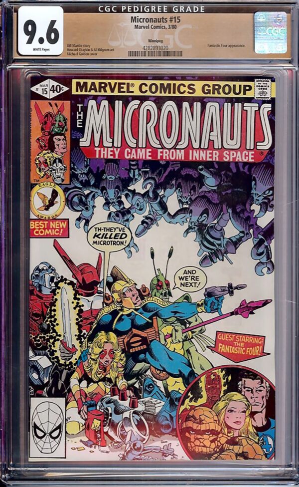 Micronauts #15 (Marvel, 1980) CGC 9.6