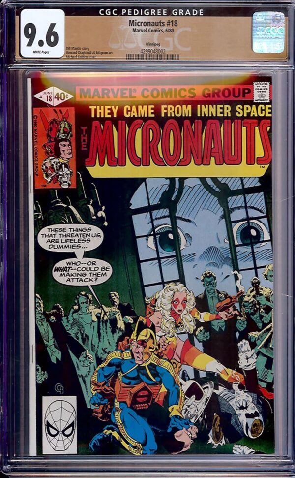 Micronauts #18 (Marvel, 1980) CGC 9.6