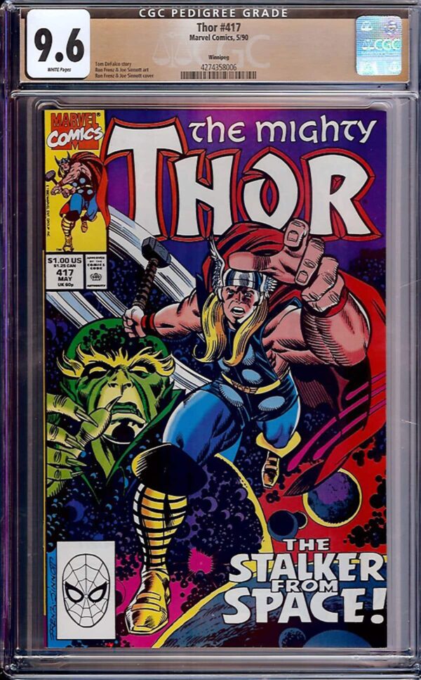 Thor #417 (Marvel, 1990) CGC 9.6