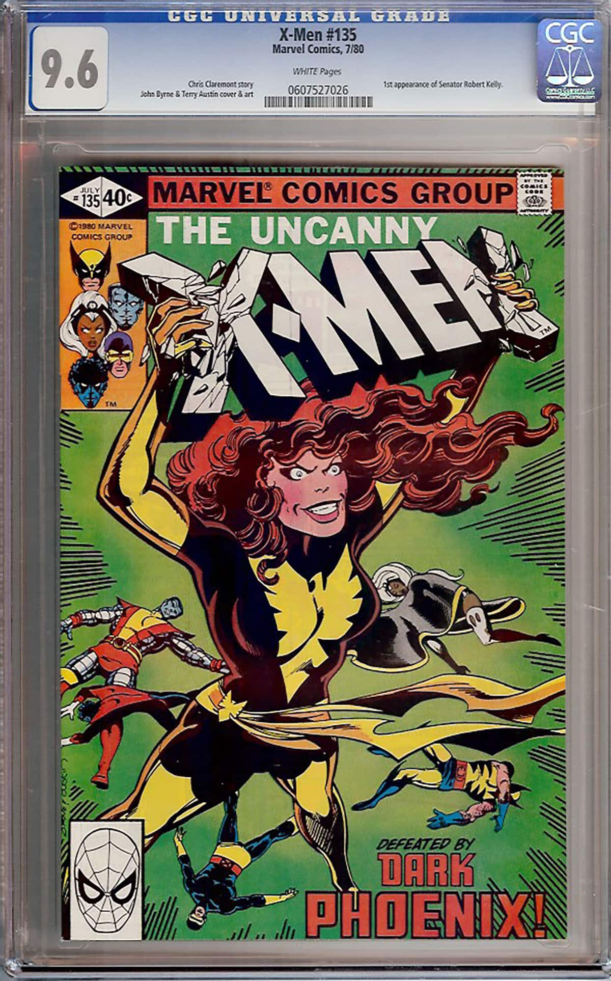 Uncanny X-Men #135 (Marvel, 1980) CGC 9.6 - 第 1/1 張圖片