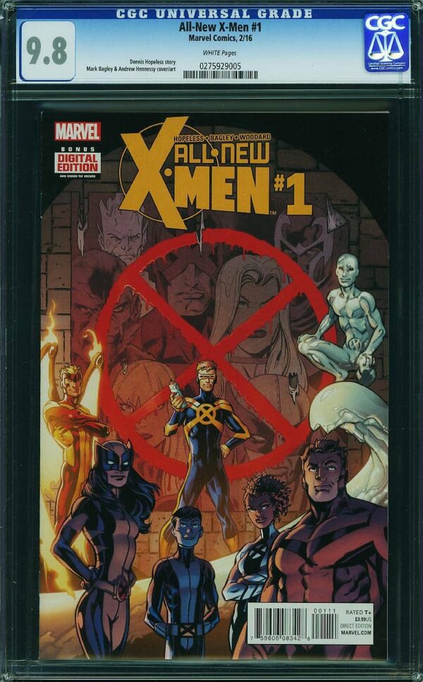 All-New X-Men #1 (Marvel, 2016) CGC 9.8