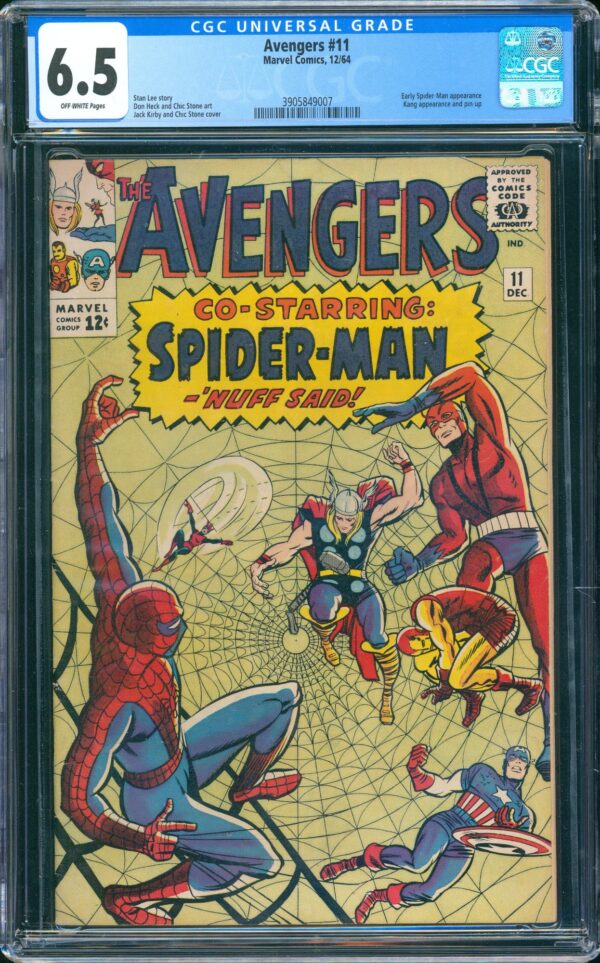 Avengers #11 (Marvel, 1964) CGC 6.5