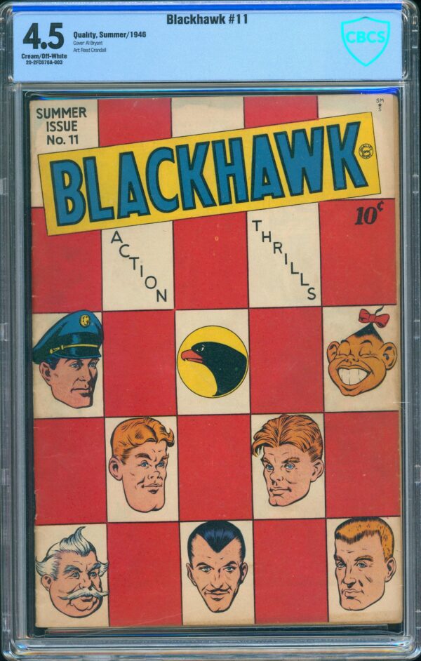 Blackhawk #11 (Quality, 1946) CBCS 4.5