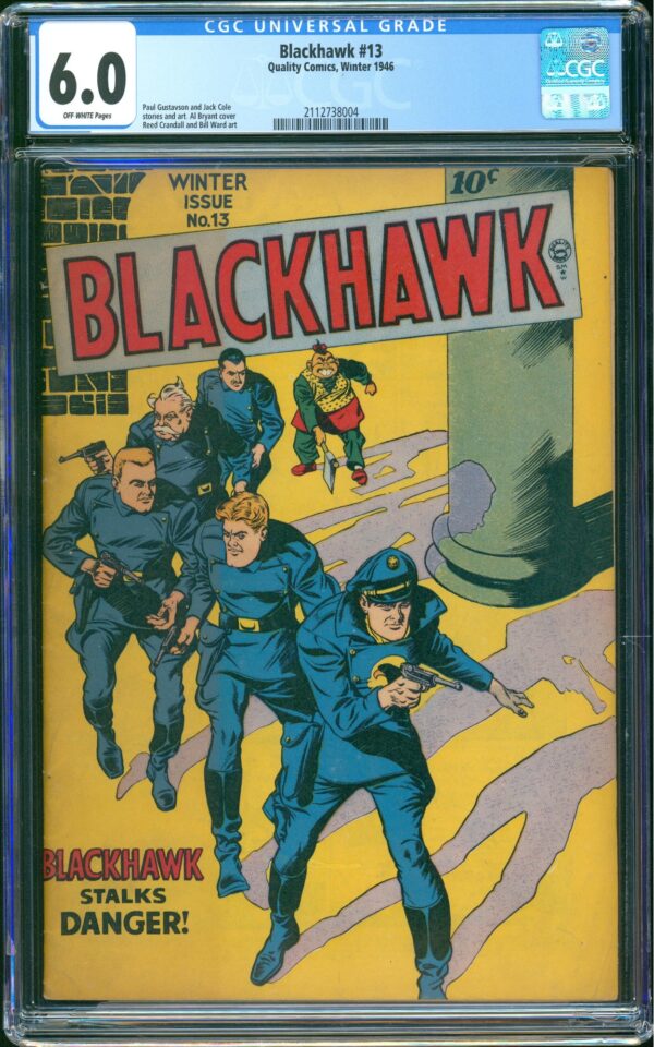 Blackhawk #13 (Quality, 1946) CGC 6.0