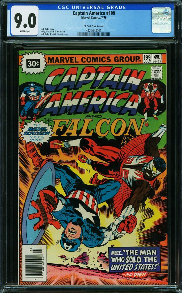 Captain America #199 (Marvel, 1976) CGC 9.0 - PRICE VARIANT