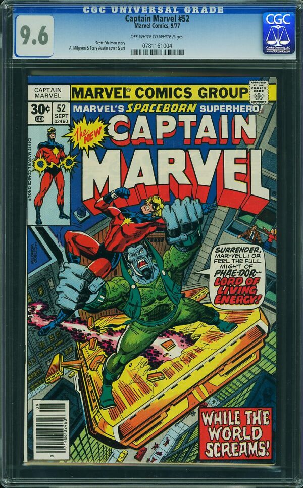 Captain Marvel #52 (Marvel, 1977) CGC 9.6