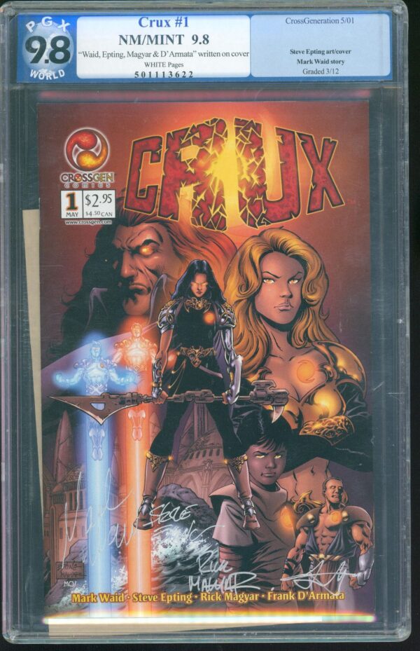 Crux #1 (CrossGen, 2012) PGX 9.8 - Signed X4