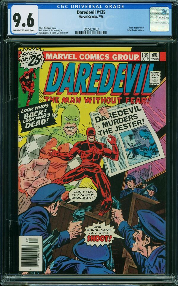 Daredevil #135 (Marvel, 1976) CGC 9.6