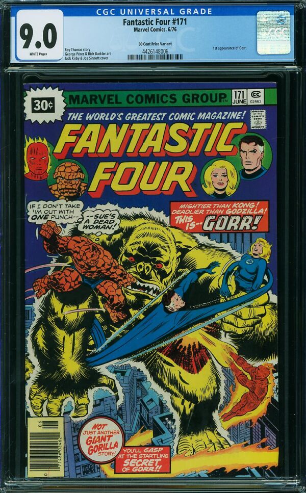 Fantastic Four #171 (Marvel, 1976) CGC 9.0 - PRICE VARIANT