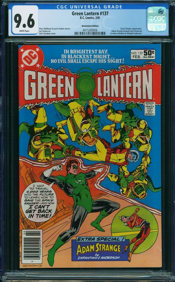 Green Lantern #137 (DC, 1981) CGC 9.6