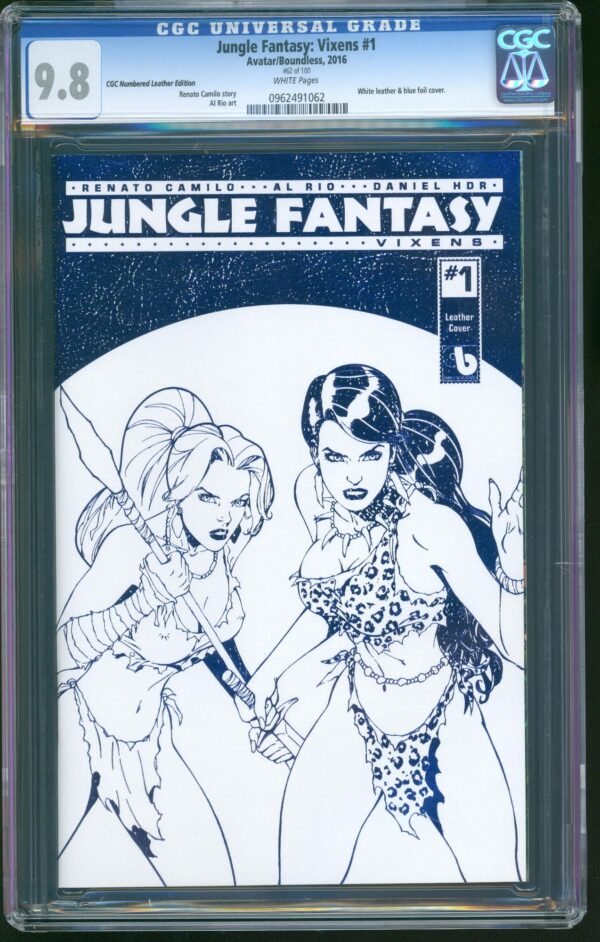 Jungle Fantasy: Vixens #1 (Avatar/Boundless, 2016) CGC 9.8