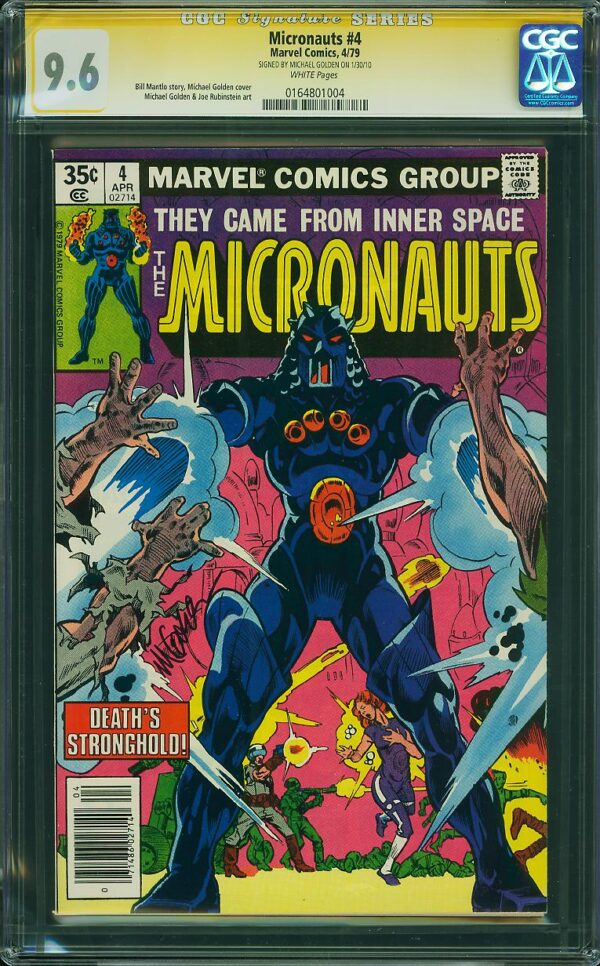 Micronauts #4 (Marvel, 1979) CGC 9.6 - SS MICHAEL GOLDEN