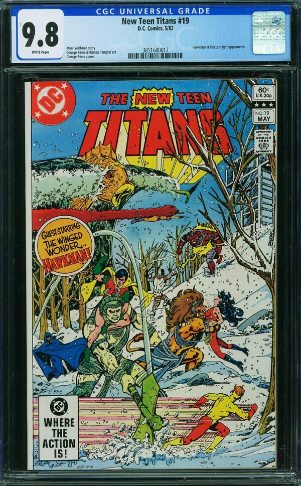 New Teen Titans #19 (DC, 1982) CGC 9.8 - HIGHEST GRADED!