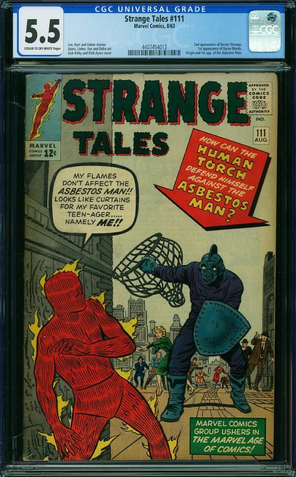 Strange Tales #111 (Marvel, 1963) CGC 5.5 - 1st BARON MORDO