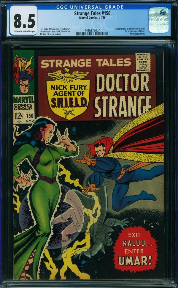 Strange Tales #150 (Marvel, 1966) CGC 8.5 - 1st John Buscema Marvel