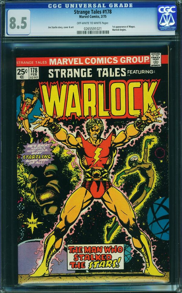 Strange Tales #178 (Marvel, 1975) CGC 8.5 - 1st MAGUS