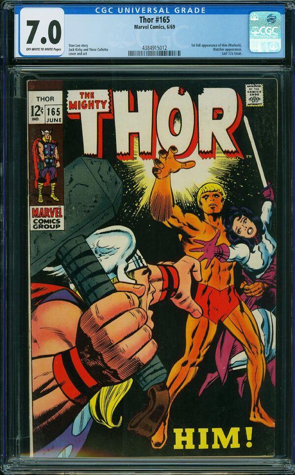 Thor #165 (Marvel, 1969) CGC 7.0 - 1st ADAM WARLOCK