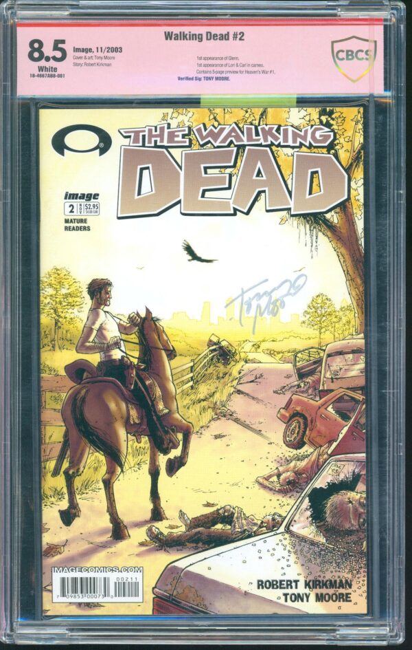 Walking Dead #2 (Image, 2003) CBCS 8.5 - Signed Tony Moore