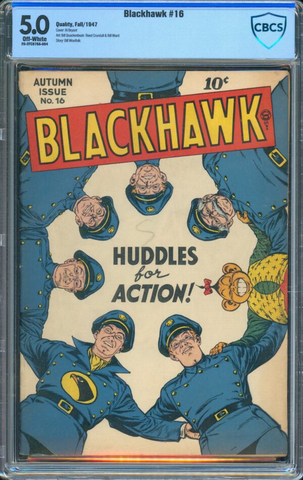 Blackhawk #16 (Quality, 1947) CBCS 5.0