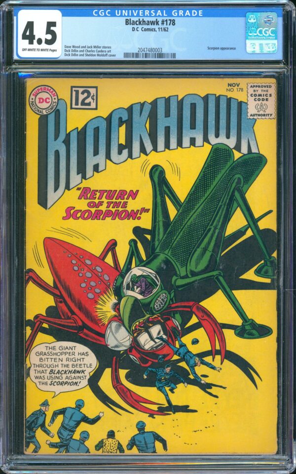 Blackhawk #178 (DC, 1962) CGC 4.5