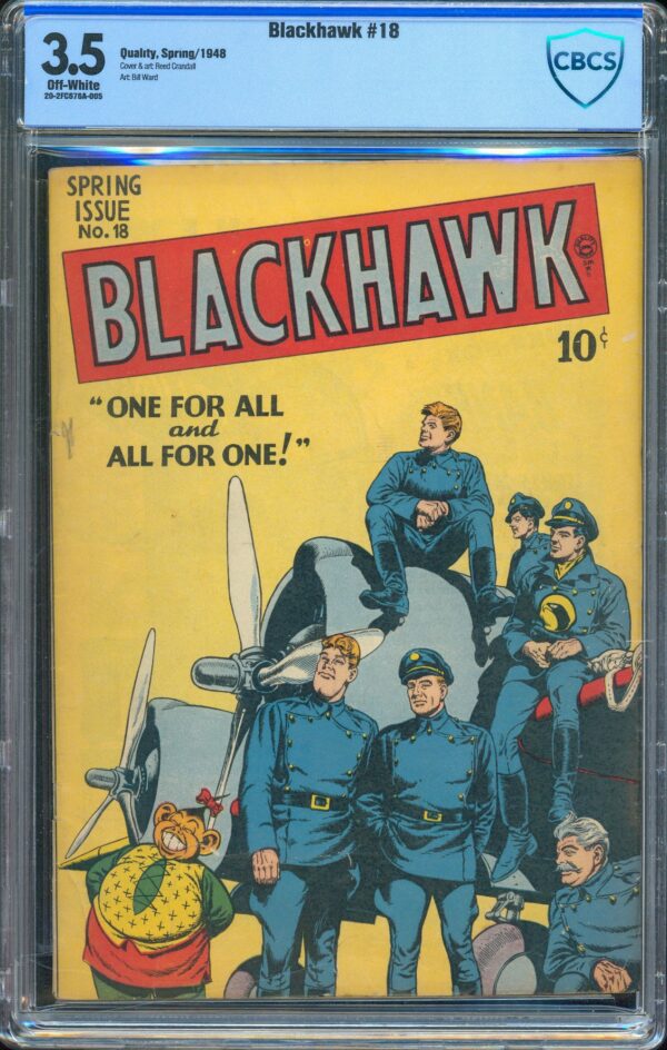 Blackhawk #18 (Quality, 1948) CBCS 3.5