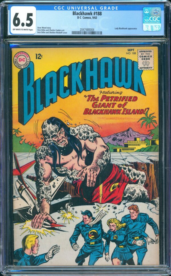 Blackhawk #188 (DC, 1963) CGC 6.5