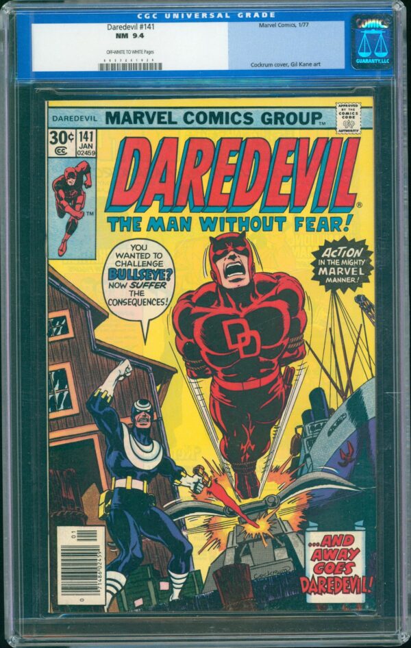 Daredevil #141 (Marvel, 1977) CGC 9.4